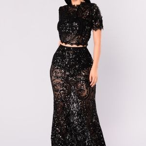 FASHION NOVA ANNEMARIE SEQUIN DRESS